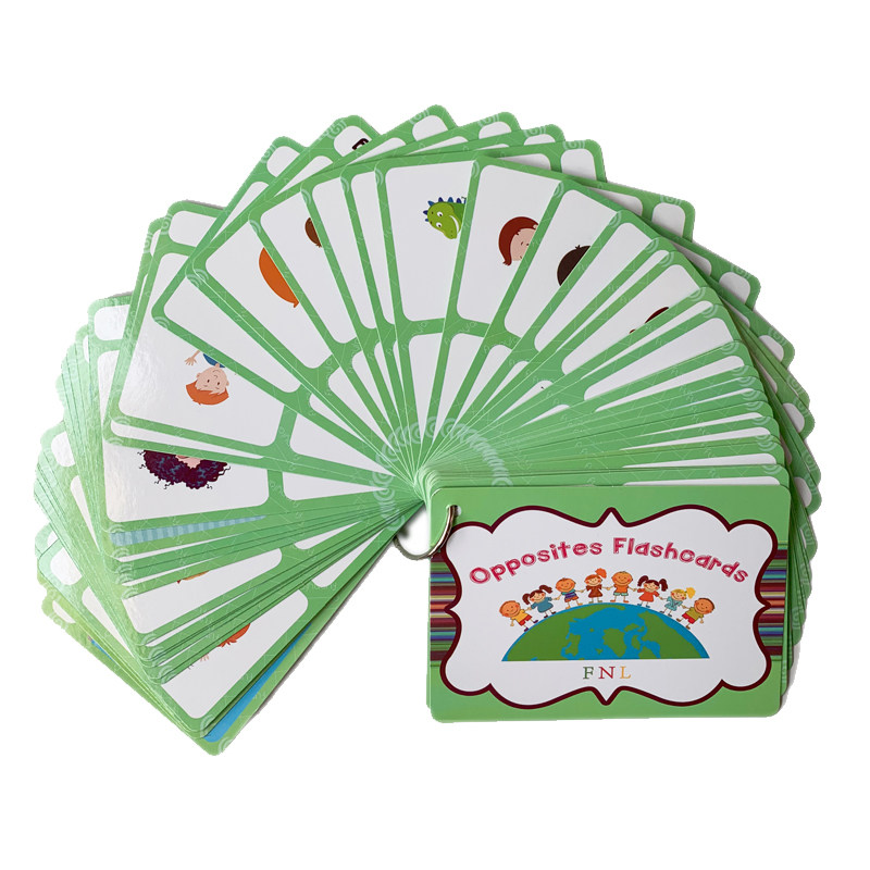 Kids Education Material - 100 Gruppi di Carte Flash con