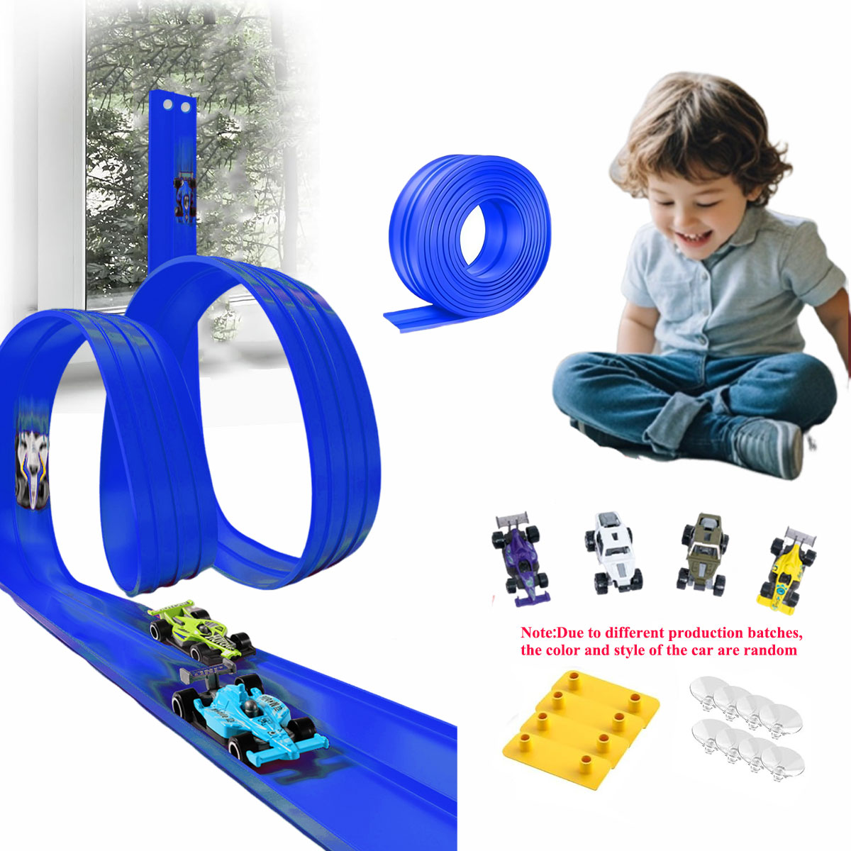 Kids Education Material - Borsa a rete 13Ft/16,3Ft Pista flessibile