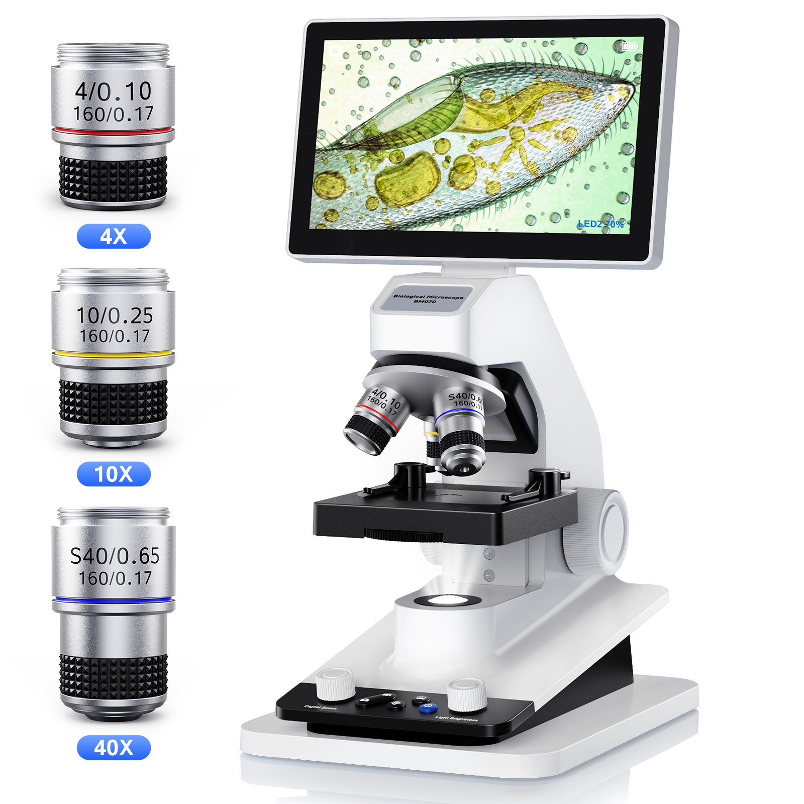 Education Kids Definition - Microscopio Digitale USB con Schermo da