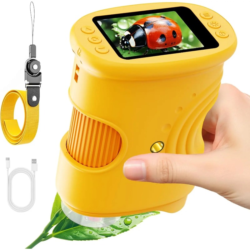 Education Kids Definition - Microscopio Digitale per Bambini 1000X Portatile