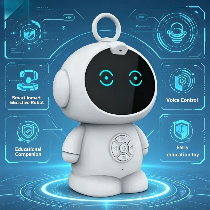 Kids Education Material - Robot AI Intelligente WiFi per l'Educazione