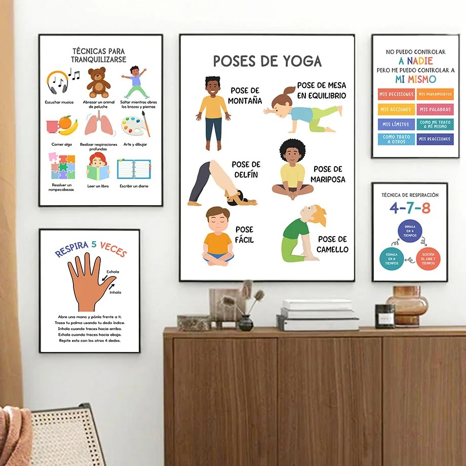 Poster Educativo per Bambini i - Kids Yoga Education recensione e prezzo