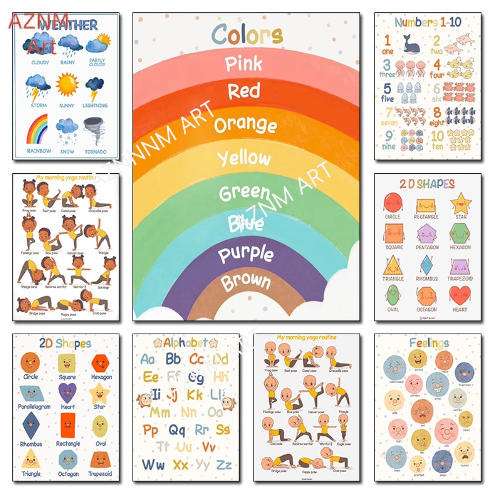 1PC, Montessori Educativi Per  - Kids Yoga Education recensione e prezzo