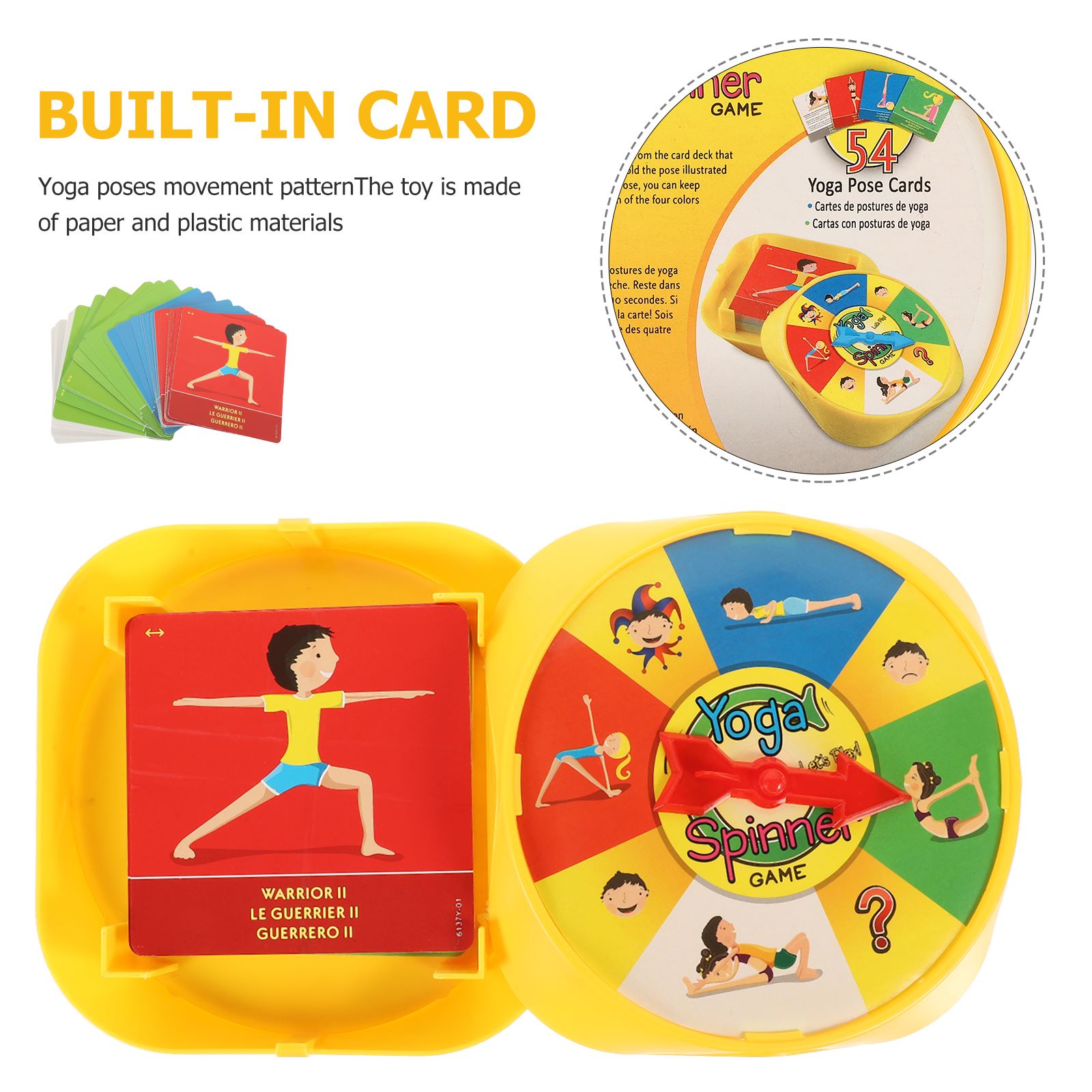 1Set Yoga Posa Gioco Giocattol - Kids Yoga Education recensione e prezzo