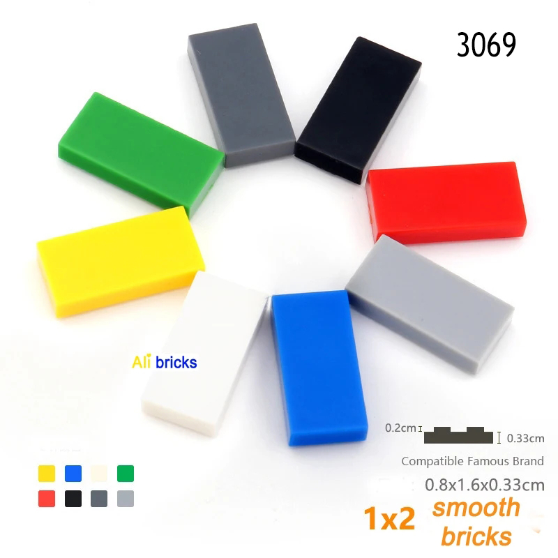 50 pz/lotto 1x2 Piastrelle Bui - Lego Set City recensione e prezzo